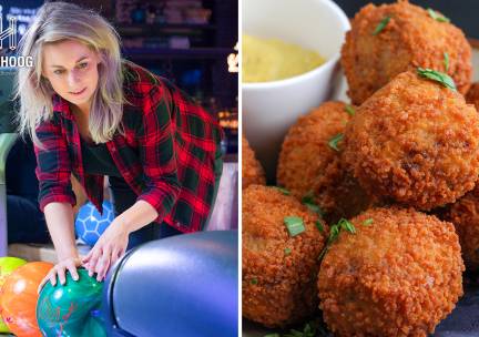 Bowlen (60 min) + portie bitterballen bij Vier Hoog Breda