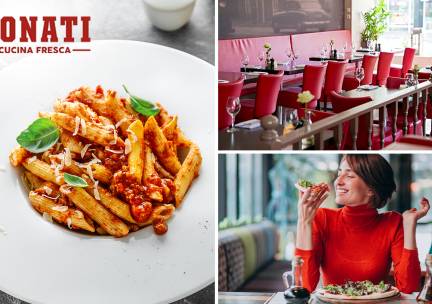 2- of 3-gangendiner bij Restaurant Donati