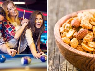1 uur poolen + borrelmix bij PoolcafÃ© The Bridge