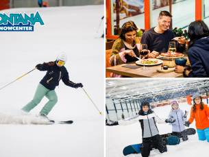 Avond incl. materialen + 3-gangendiner bij Montana Snowcenter