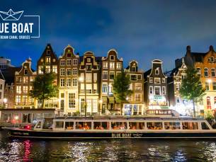 Rondvaart (75 min) tijdens Amsterdam Light Festival