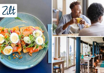 2-gangen keuzelunch bij Strandpaviljoen 't Zilt