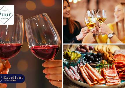 High wine + warme en koude hapjes bij Restaurant Vuur