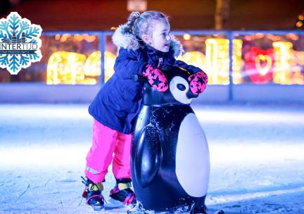 Schaatsen incl. schaatshuur en glijden + drankje bij Wintertijd Heerlen