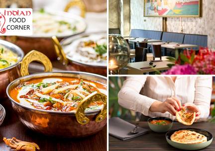 Indiaas 3-gangendiner Ã  la carte + pappadums bij Indian Food Corner in Maarssen