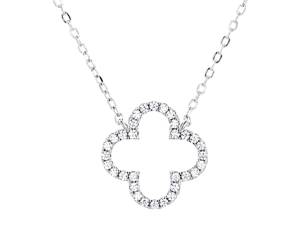 Zirkonia Collier Silber 925