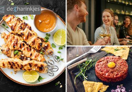 3-gangen keuzediner of proeverij om te delen bij De 3 Harinkjes