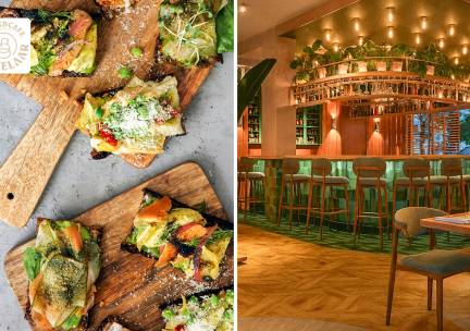 Rijkgevulde lunchplank bij Grand CafÃ© de Babbelaar