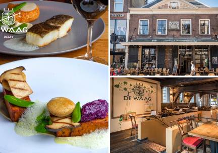 3-gangen keuzediner bij De Waag in hartje Delft
