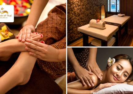 Thaise voetreflexmassage of nek-, rug- en schoudermassage (30 min)