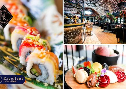 Sushi roll naar keuze + dessert van de chef
