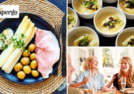 3-gangen aspergediner om af te halen in Den Bosch