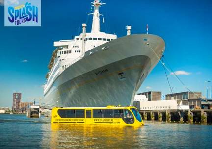 60 minuten durende stadstour Splashtours Rotterdam