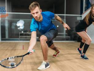 1, 3 of 5 keer squashen (45 min) + rackethuur in hartje Maastricht