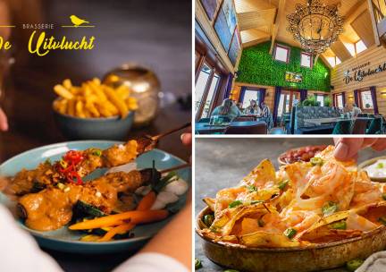 3-gangen keuzediner bij Brasserie De Uitvlucht