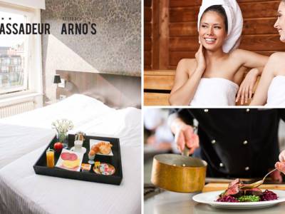 Overnachting(en) + sauna + ontbijt voor 2 in hartje Oostende