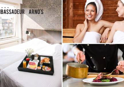 Overnachting(en) + sauna + ontbijt voor 2 in hartje Oostende