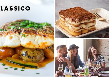 Italiaans 3-gangen keuzediner bij Restaurant Classico