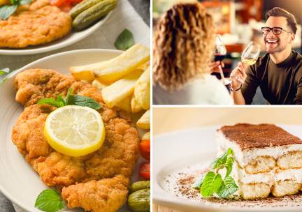 2-gangen schnitzeldiner naar keuze