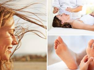 Voetreflexmassage, craniosacraal-therapie of reikibehandeling (60 min) of online curcus