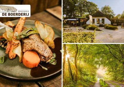 3-gangendiner van de chef bij Boerderij Balkbrug