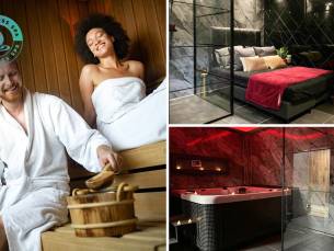 PrivÃ©spa (3 uur) + romantisch arrangement voor 2 personen