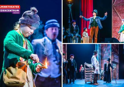 voor theatervoorstelling Meisje met de Zwavelstokjes