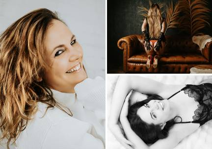Professionele boudoir-foto + afdruk