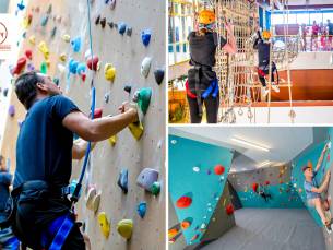 Groepsactiviteit: 1 uur wandklimmen, boulderen of adventure baan