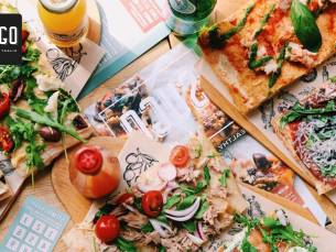 2-gangendiner met onbeperkt pizza (2 uur) bij SUGO Pizza Rotterdam Westblaak
