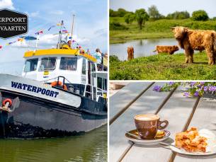 Rondvaart (1, 2 of 4,5 uur) + evt. koffie/thee en gebak of lunch