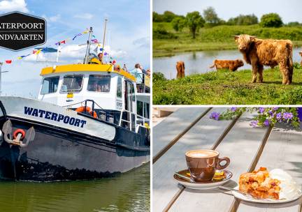 Rondvaart (1, 2 of 4,5 uur) + evt. koffie/thee en gebak of lunch