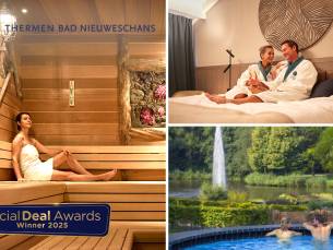 Overnachting voor 2 + ontbijt + dag wellness