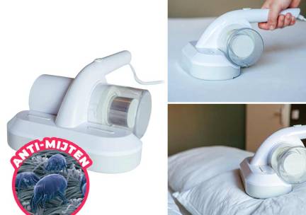 Mijten Handstofzuiger En Matrasreiniger - Met Extra UV-Licht! ...