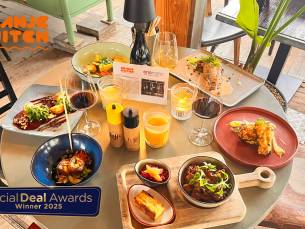 4-gangen keuzediner aan het Markermeer bij Strandpaviljoen Oranje Buiten