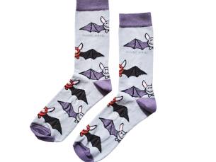 Save the Bats Bamboo Socks | UK Adult 7-11