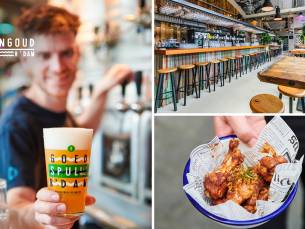 Bierproeverij + borrelplank bij Brewpub Reijngoud in de Hofbogen