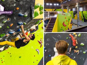 Vrij boulderen + huurschoenen bij Boulderkerk Venlo
