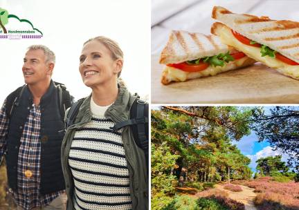 Wandelarrangement incl. koffie/thee + 2-gangenlunch bij Camping het Horstmannsbos