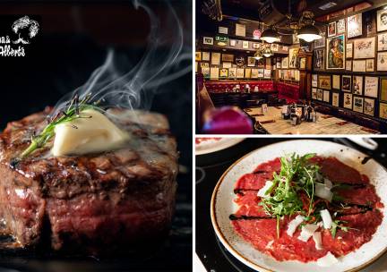 3-gangen keuzediner + brood bij Steakhouse Wilma & AlbÃ¨rts in hartje Haarlem