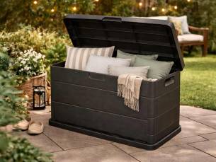 Kussenbox Voor Tuin En Balkon - Houd Kussens Droog En Netjes Opgeborgen! ...