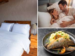 Overnachting voor 2 + 4-gangenlunch of -diner + late check-out