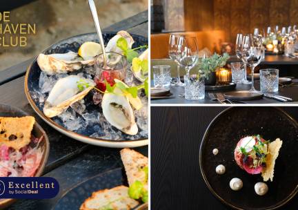 6-gangendiner of -lunch van de chef aan de Loosdrechtse Plassen