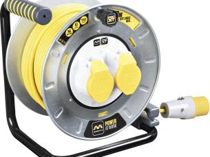 Masterplug Pro XT Metal Cable Reel 110 Volt 30m