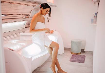 1 of 5 zonnebanksessie(s) bij City Spa Goes