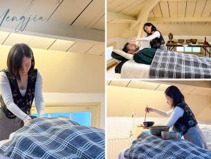 Reikibehandeling, klankschaalmassage of hypnose (60 min)