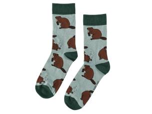 Save the Beavers Bamboo Socks | UK Adult 7-11