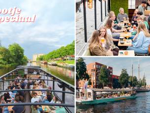 Rondvaart op varend terras in Groningen (1 tot 1,5 uur)