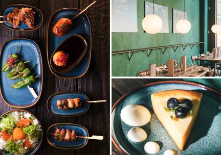 2 yakitorispiesjes + 2 bijgerechten + nagerecht Ã  la carte in hartje Utrecht