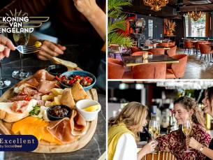 Borrelplank + speciaalbier, wijn of cocktail naar keuze bij de Koning van Engeland